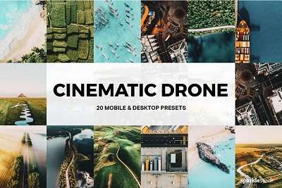 20 Cinematic Drone Lightroom Presets