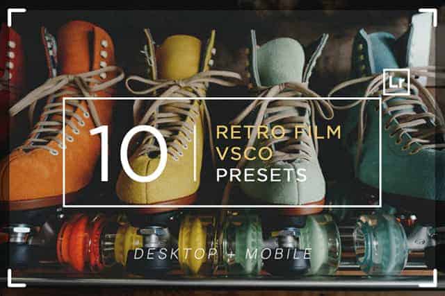 10 Retro Film VSCO Lightroom Presets