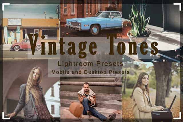 6 Vintage Tones Lightroom Presets