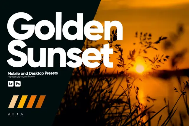 Golden Sunset Lightroom Presets
